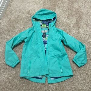 Turquoise Rain Jacket